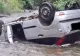 Accident în Hunedoara: o mașină cu patru copii s-a răsturnat în albia Jiului