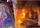 Icoană cu Iisus Hristos, intactă în urma incendiului masiv de la Dragonul Roșu. Oamenii spun că este o adevărată minune 