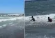Video. Lanț uman pentru salvarea unor turiști care s-au aventurat în apele mării, chiar dacă era arborat steagul roșu. Din păcate, un tânăr a murit