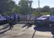 Accident spectaculos sau șicanare în trafic? Un șofer s-a oprit cu bolidul în balustrada râului Bega VIDEO
