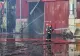 Incendiu violent la fabrica de prelucrare a lemnului Kronospan Sebeș: mai multe EXPLOZII, patru persoane rănite - GALERIE FOTO