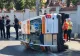 Ambulanță în misiune, răsturnată pe șosea: doi răniți. Impact violent la Piața Leu din Capitală