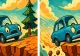 Test IQ la final de săptămână! Doar geniile pot găsi cele trei diferențe dintre cele două imagini cu mașini, în mai puțin de 10 secunde