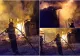 Incendiu de proporții în județul Argeș. O casă a fost mistuită de flăcări. Totul a pronit de la un cablu electric 