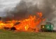 Incendiu violent la un saivan din Prahova: o persoană a fost găsită carbonizată