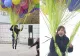 Experiment spectaculos la un liceu din Capitală: o elevă de 11 ani a fost ridicată în aer cu ajutorul a peste 600 de baloane cu heliu