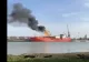 Alertă maximă în jud. Tulcea. A doua localitate este evacuată, risc de explozie pe o rază de 5 kilometri din cauza navei cu GPL care arde în portul Izmail