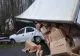 Accident dramatic pe A1. Un TIR care transporta colete s-a răsturnat peste un autoturism – FOTO
