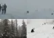 Ninge abundent la Rânca, zăpadă de câțiva centimetri. Drumarii intervin cu utilaje -VIDEO