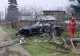 Grav accident rutier: un șofer a intrat cu mașina în stâlp în încercarea de a fugi de oamenii legii