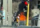 Mașină în flăcări pe una dintre cele mai aglomerate artere ale Capitalei: trafic blocat - FOTO