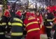 Clipe de groază la Târgul de Crăciun din Pitești. O femeie a fost lovită de trenulețul de agrement - VIDEO