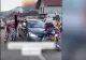 Mașină zgâlțâită de colindătorii nemulțumiți de banii primiți