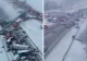 Haos pe o autostradă din Indiana: 45 de vehicule implicate într-un carambol uriaș