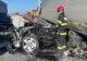 Accident grav pe DN5 Giurgiu - București. Un șofer a intrat cu mașina în spatele unui TIR