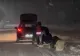 Un adolescent de 17 ani a murit după ce sania trasă de o mașină a lovit un cap de pod - FOTO