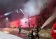 Incendiu devastator la un service auto din Alba Iulia - VIDEO