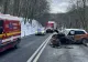 UPDATE: 5 persoane, transportate la spital. Trafic blocat între Sibiu și Brașov, după un accident cu trei mașini