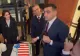 Imaginea zilei în SUA: George Simion a tăiat „tortul Groenlanda” la Washington. Moment important alături de congresmenii lui Donald Trump - VIDEO