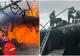 Incendiu de proporții într-o gospodărie din Olt, provocat de o lumânare lăsată nesupravegheată. Pompierii s-au luptat patru ore cu flăcările 