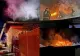 Incendiu masiv în Giurgiu provocat de un scurtcircuit. Patru case de pe două străzi, mistuite de flăcări -VIDEO