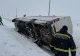Microbuz cu 16 pasageri, răsturnat în Giurgiu, pe DN5. A fost activat Planul Roșu de Intervenție - FOTO/VIDEO