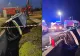 Accident grav pe o șosea din Teleorman: un autoturism cu șase persoane s-a răsturnat într-un șanț. Două victime au ajuns la spital - FOTO
