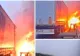 Autocamion în flăcări pe DN19, în Bihor. Incendiul ar fi pornit de la explozia unui cauciuc