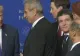 Nicușor Dan, pus la punct de Secret Service la Consiliul pentru Pace - VIDEO