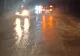 Trafic îngreunat pe DN10, care leagă Buzăul de Braşov. Cantități mari de apă au ajuns pe șosea 