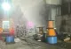 Incendiu puternic la o hală din Tulcea, cu risc de propagare spre blocurile din zonă
