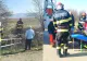 Misiune dificilă pentru pompierii din Hunedoara. Bărbat căzut într-un puț adânc de patru metri