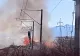 Circulaţia trenurilor, oprită temporar pe Magistrala 300, Brașov, din cauza unui incendiu de vegetaţie