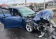 Impact devastator între un autoturism şi o camionetă, pe o șosea din județul Mehedinți. Trei persoane au ajuns la spital