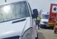 Microbuz cu opt persoane implicat într-un accident în județul Giurgiu: cinci pasageri au ajuns la spital