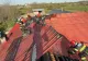Incendiu puternic în Giurgiu: acoperișul unei case a fost distrus