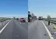 Accident pe Autostrada A1. Un autoturism a intrat cu toată viteza într-un parapet