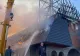 O biserică din Maramureș a luat foc. Pompierii au intervenit cu șapte autospeciale - VIDEO