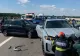 Accident în lanț pe Autostrada A3: trafic blocat spre București - FOTO