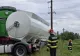Accident feroviar în Giurgiu: un tren marfar a lovit o cisternă încărcată cu motorină. Sunt scurgeri de lichid