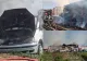  Incendiu de proporții în județul Buzău. Un grajd, un depozit de furaje și un parc de dezmembrări auto, mistuite de flăcări 