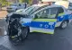 Urmărire ca în filme în Craiova: un șofer a lovit o autospecială de poliție și a încercat să fugă