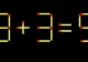 Test IQ pentru genii! Mută un singur băț și corectează ecuația 8 + 3 = 9