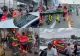 Accident grav într-un centru comercial din Timișoara. Un taxi a lovit în plin mai multe persoane 
