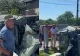 Accident rutier în Suceava: o mașină a lovit un cap de pod și gardul unei locuințe. Trei persoane, inclusiv doi minori, au ajuns la spital