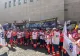 Protest masiv în fața Ministerului Sănătății. Angajații din sistem au ieșit în stradă din cauza legii salarizării