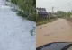 Vreme extremă în Suceava și alte județe din țară. Grindina a acoperit străzile ca un strat de zăpadă, iar ploile torențiale au provocat inundații