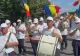 Românii cinstesc tricolorul într-un marș organizat de AUR la Târgu Mureș VIDEO