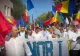 Mii de oameni au sărbătorit Ziua Drapelului la Târgu Mureș, într-un marș festiv