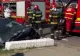 Accident pe DN 65, în județul Argeș. Un șofer a ajuns la spital după ce s-a izbit cu mașina de un cap de pod